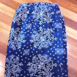 Coldwater Creek purple bandanna skirt size 18